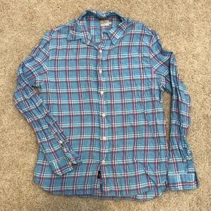 Men’s Large Faherty Linen Button Down